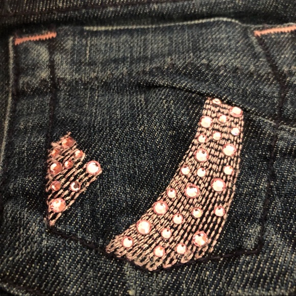 Dry Age Jeans baby james jeans pink crystal bandit Size 4 bling - Picture 3 of 12